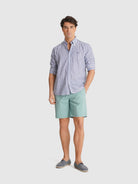 CAMISA MR AZUL MANGA LARGA REGULAR FIT. AZUL