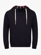 SUDADERA REGULAR FIT AZUL CON CAPUCHA MR. AZUL