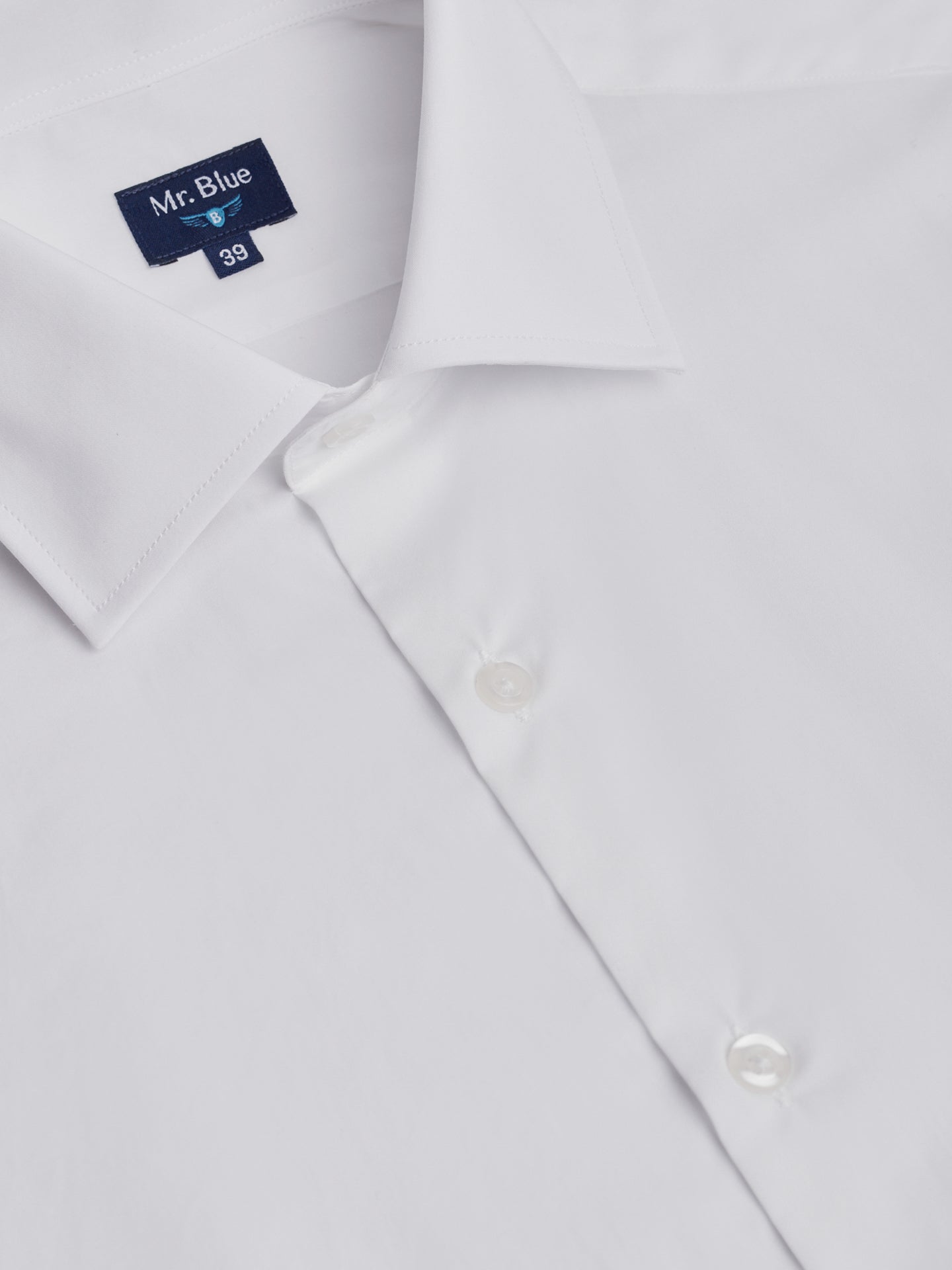 CAMISA BRANCA REGULAR FIT MR. BLUE