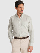 LONG SLEEVE GREEN SHIRT REGULAR FIT MR. BLUE