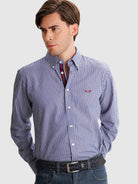 CAMISA MR AZUL REGULAR FIT. AZUL