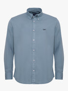 CAMISA ALGODÓN AZUL MANGA LARGA REGULAR FIT MR. AZUL