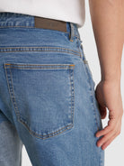 CALÇAS GANGA AZUIS SLIM FIT MR. BLUE