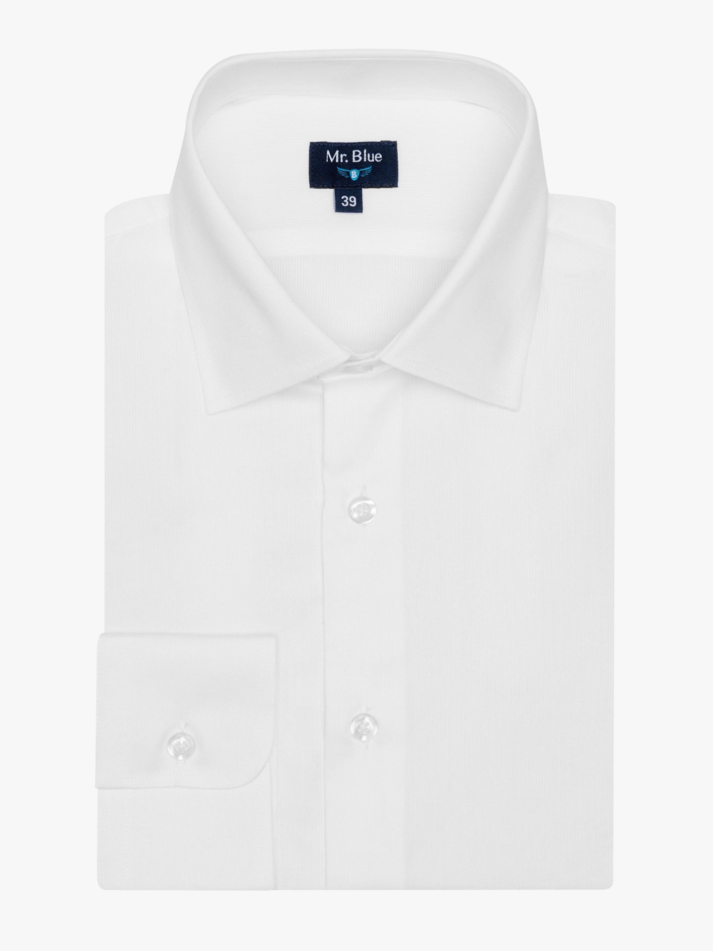 CAMISA BRANCA CLASSIC FIT MR. BLUE