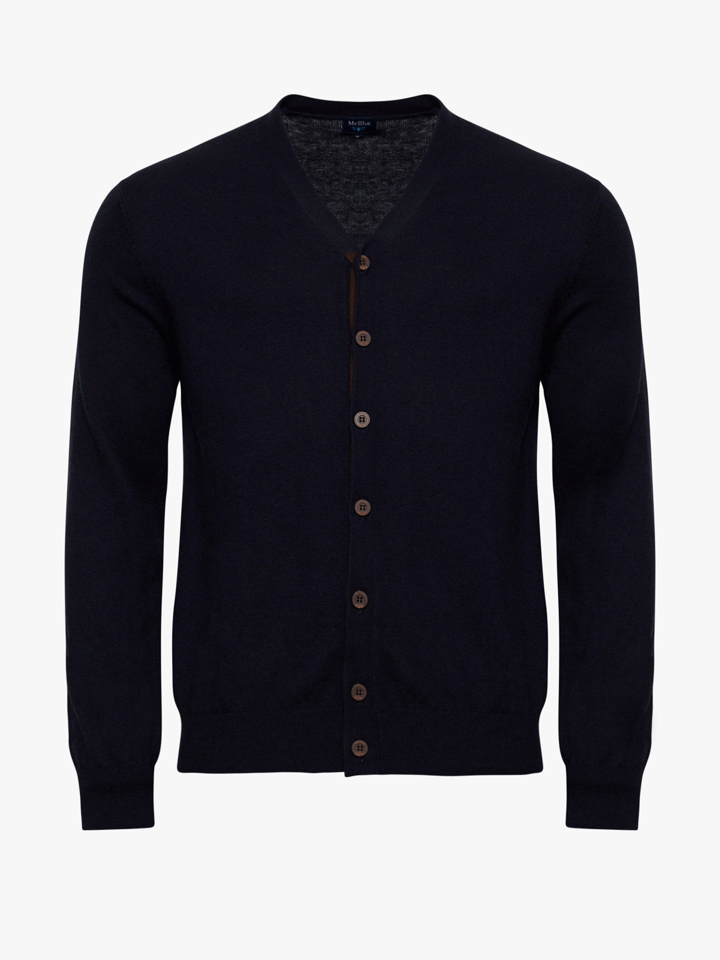 BLUE THIN PULLOVER WITH REGULAR FIT MR ELBOW PADS. BLUE