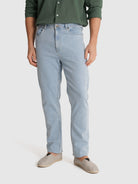 CALÇAS GANGA AZUIS REGULAR FIT MR. BLUE
