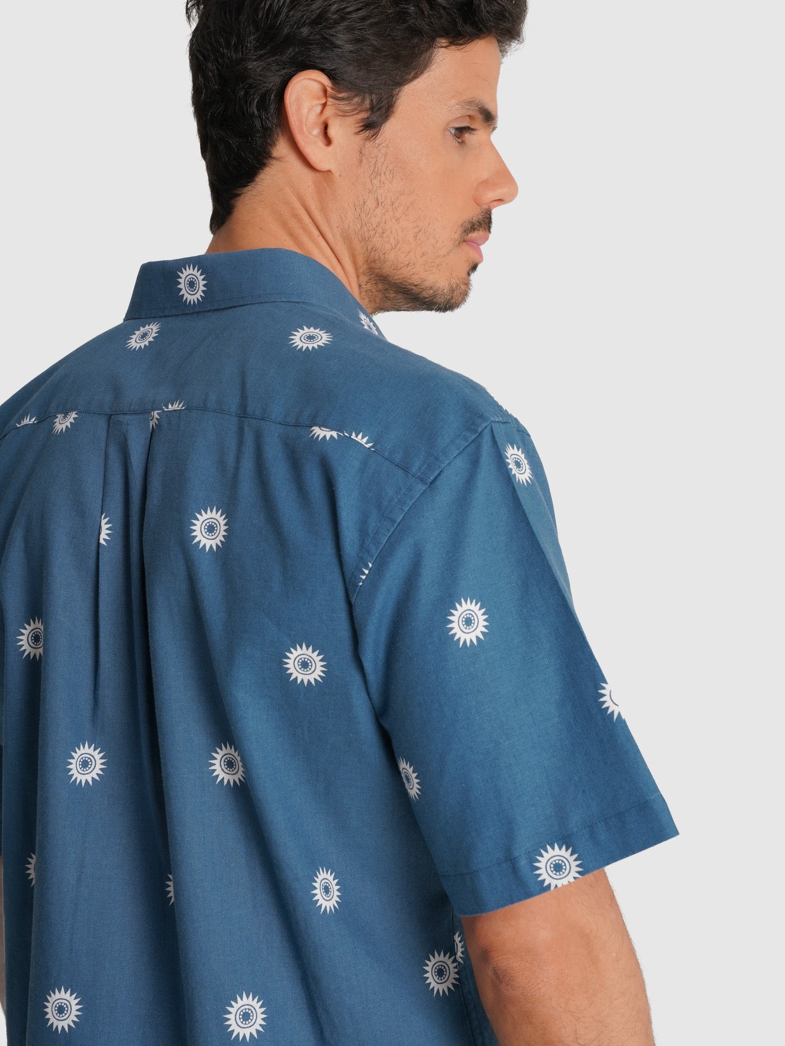 BLUE SHORT SLEEVE REGULAR FIT MR. BLUE