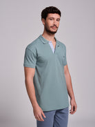 GREEN POLO SHORT SLEEVE REGULAR FIT MR. BLUE