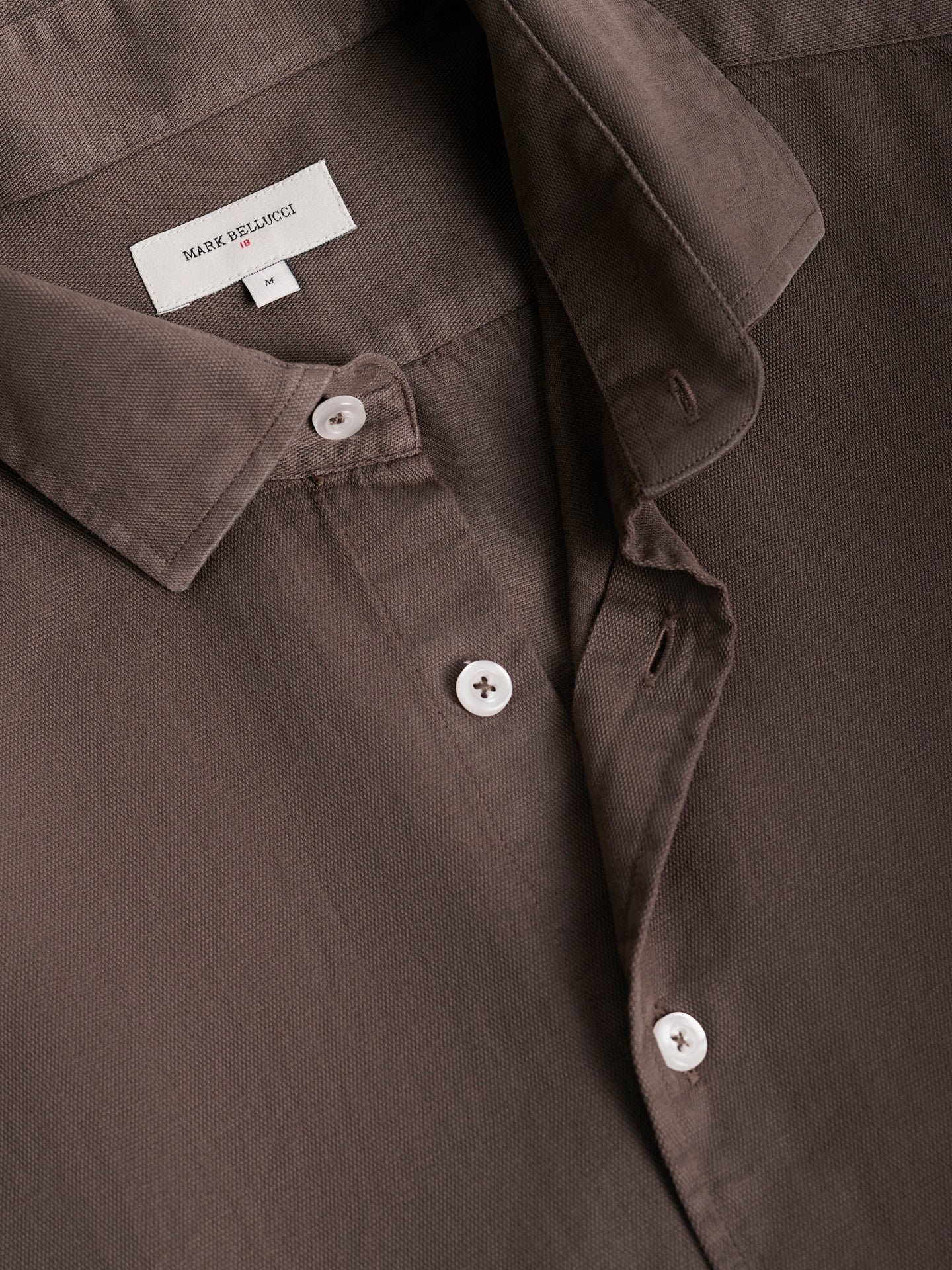 CAMISA REGULAR FIT MANGA LARGA GRIS MARK BELLUCCI