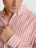 CAMISA MR ROJA MANGA LARGA REGULAR FIT. AZUL