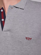 GRAY POLO SHORT SLEEVES REGULAR FIT MR. BLUE