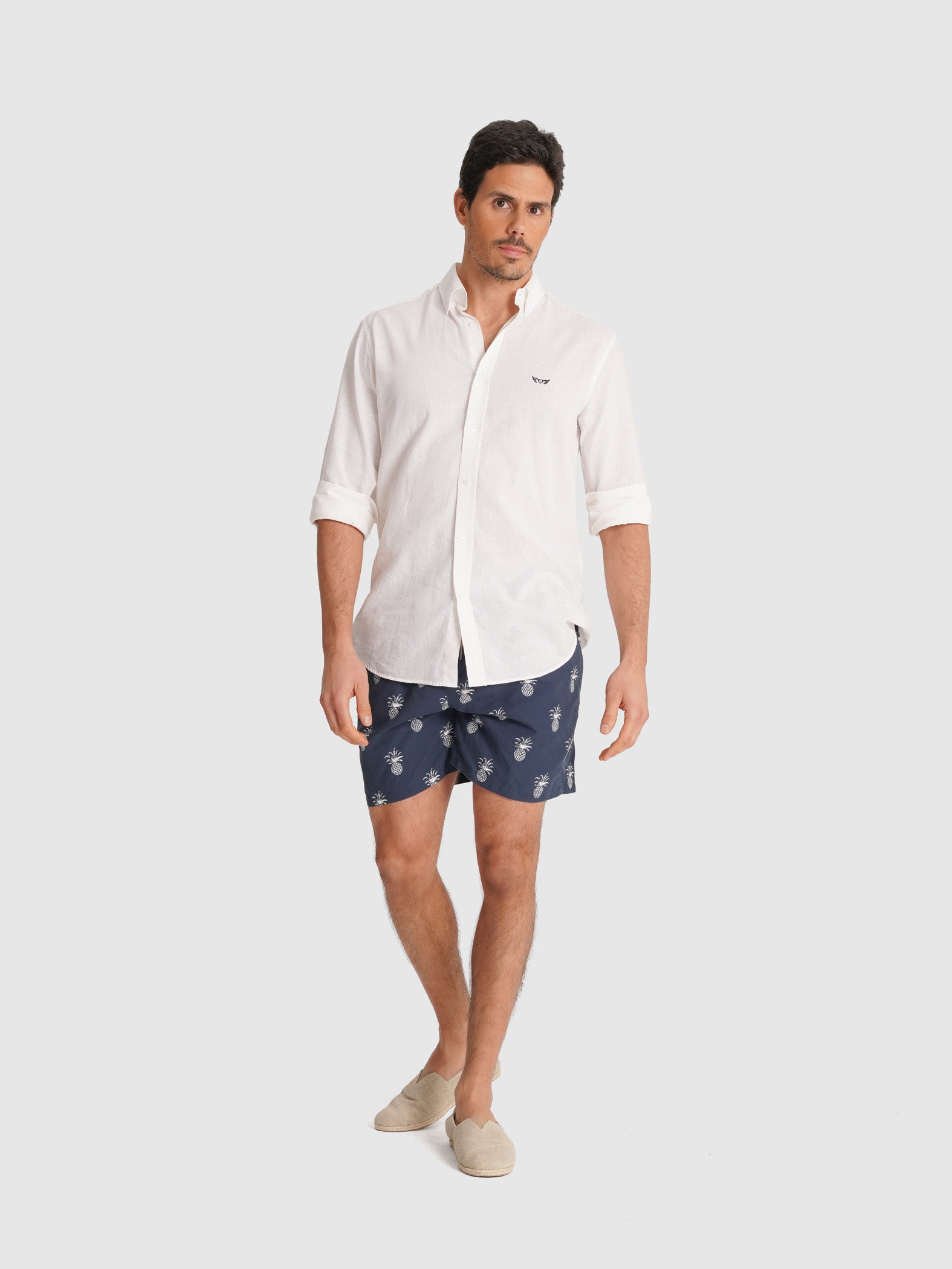 GRAY SWIMMING SUIT REGULAR FIT MR. BLUE