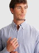 CAMISA MR AZUL REGULAR FIT. AZUL