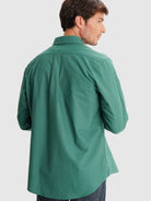 GREEN REGULAR FIT MR SHIRT. BLUE