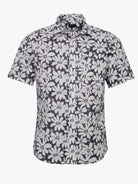 Camisa Regular Fit Lino Gris Mr. Blue