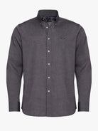 GRAY REGULAR FIT MR SHIRT. BLUE