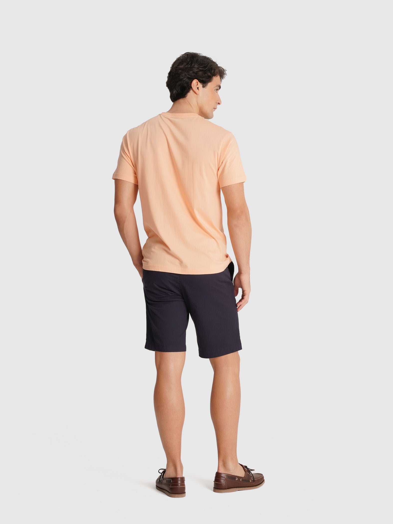 ORANGE T-SHIRT SHORT SLEEVE REGULAR FIT MR. BLUE