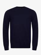 JERSEY DE ALGODÓN AZUL MANGA LARGA REGULAR FIT MR. AZUL