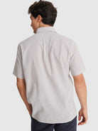 GRIS MANGA CORTA REGULAR FIT MR. AZUL