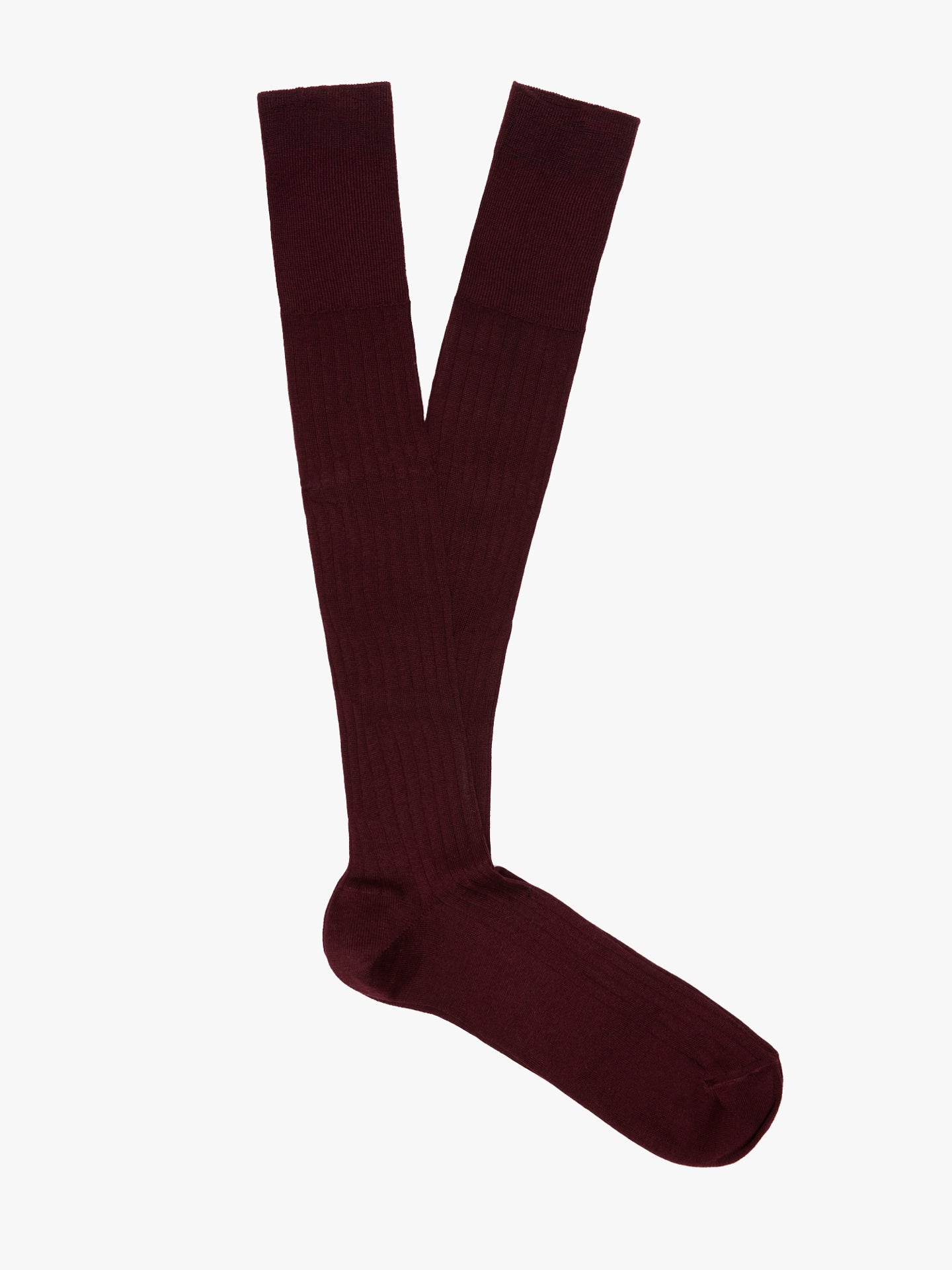 REGULAR FIT BORDEAUX COTTON SOCKS MR. BLUE