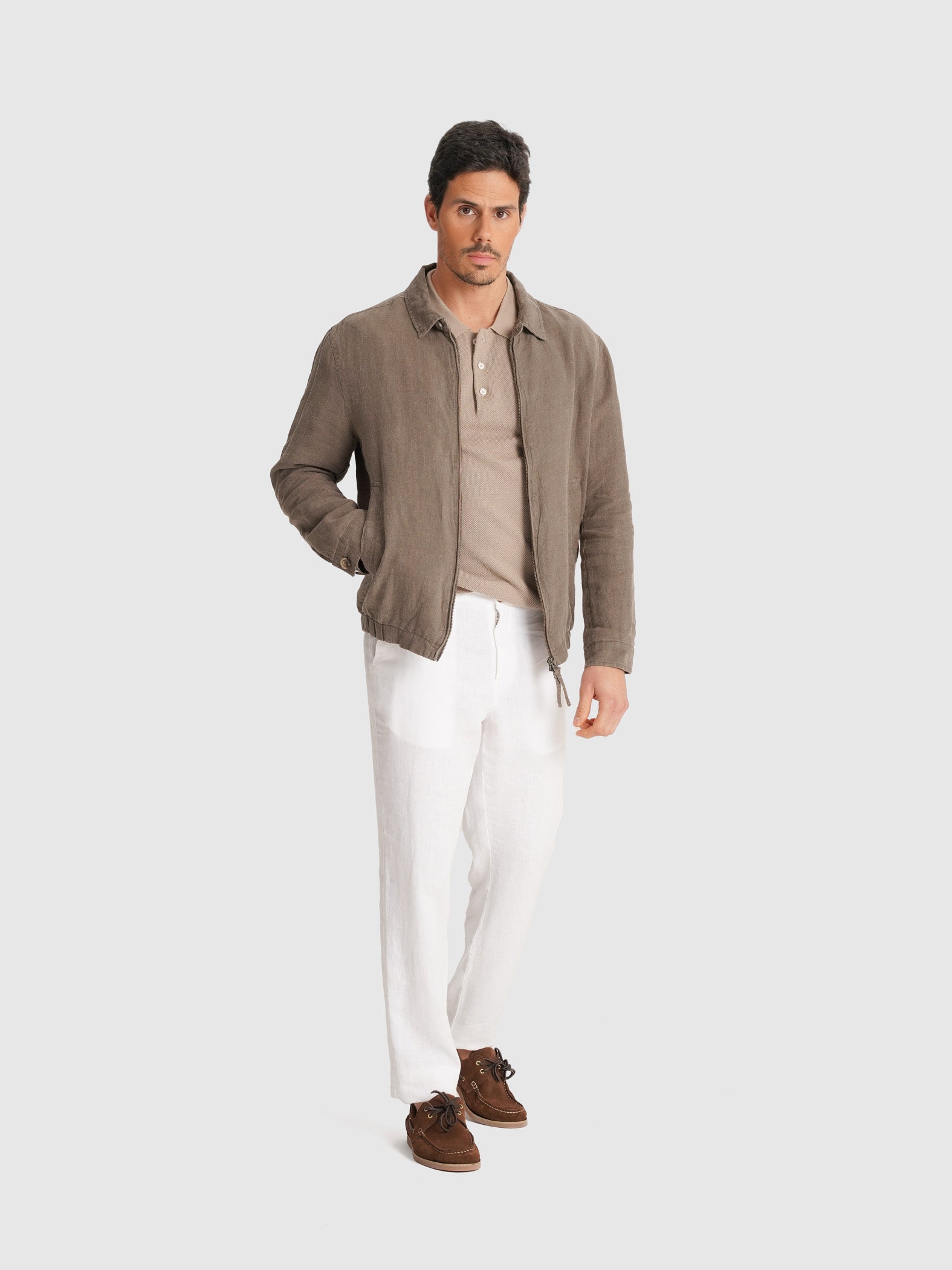 CHAQUETA VERDE CORTE REGULAR MARK BELLUCCI