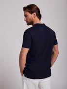 POLO AZUL MANGA CORTA REGULAR FIT MR. AZUL