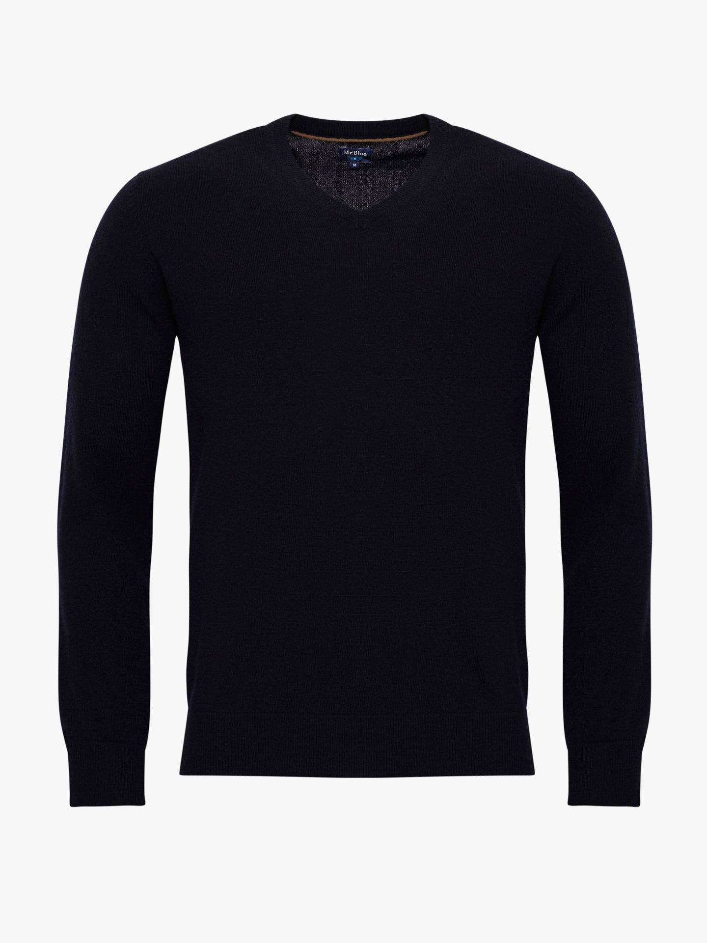 BLUE THIN PULLOVER WITH REGULAR FIT MR ELBOW PADS. BLUE