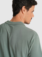 POLO PIQUET VERDE MANGA CURTA TAILORED FIT MR. BLUE