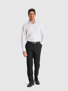 CAMISA MANGA LARGA POPELINA AZUL CLASSIC FIT MR. AZUL