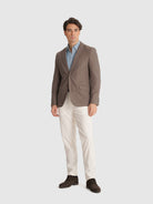 AMERICANA REGULAR FIT MARRÓN MR. AZUL
