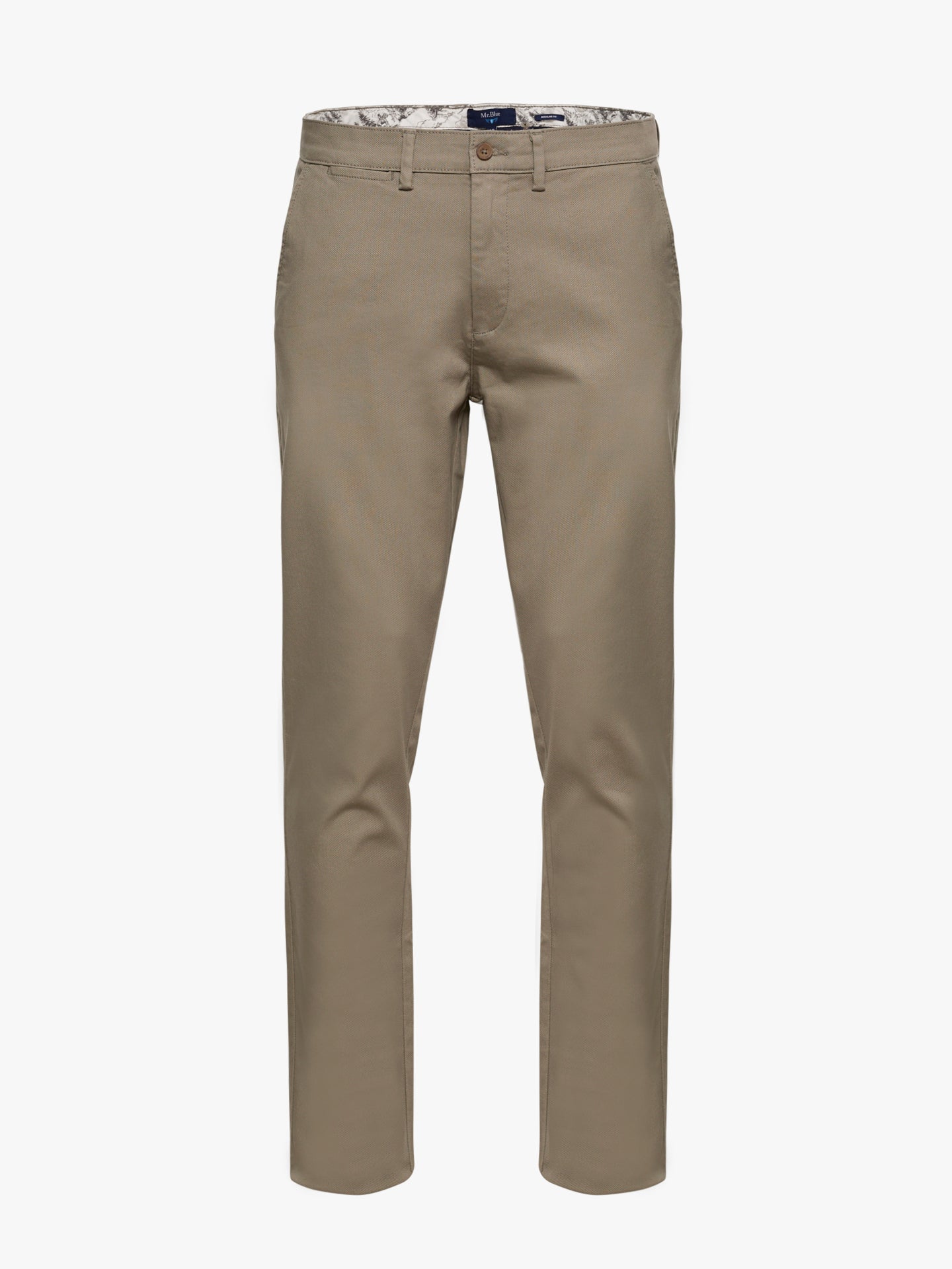 GREEN STRUCTURED TROUSERS REGULAR FIT MR. BLUE