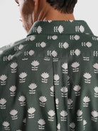CAMISA VERDE MANGA CORTA REGULAR FIT MR. AZUL