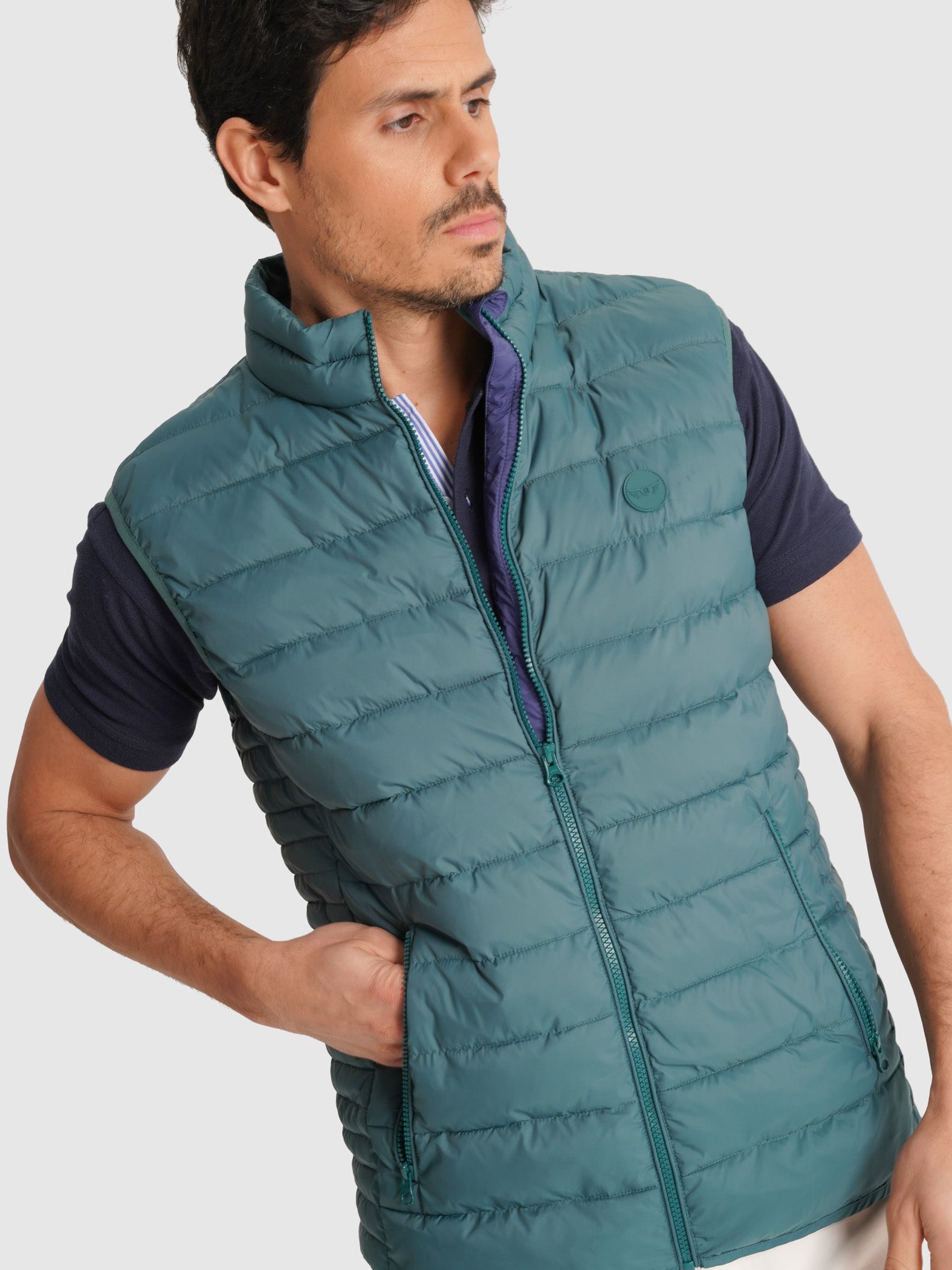 GREEN JACKET REGULAR FIT MR. BLUE