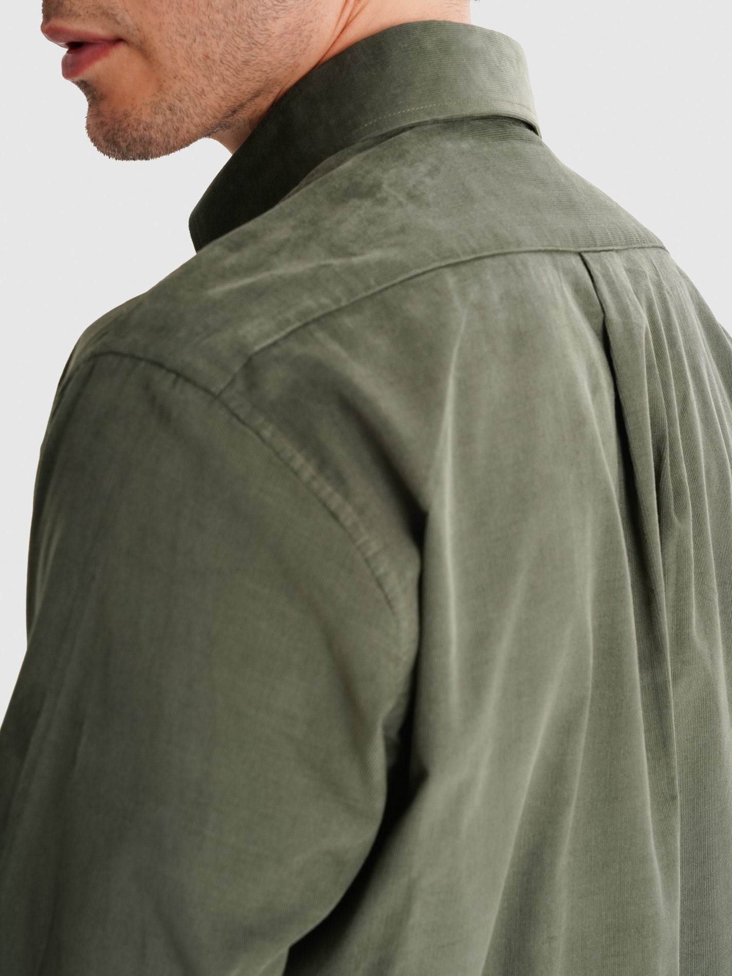 GREEN REGULAR FIT MR SHIRT. BLUE