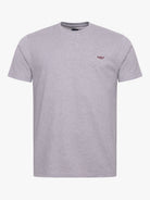 CAMISETA ALGODÓN GRIS MANGA CORTA REGULAR FIT MR. AZUL
