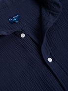 SEERSUCKER BLUE SHORT SLEEVE REGULAR FIT MR. BLUE