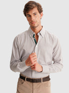 CAMISA MR VERDE REGULAR FIT. AZUL