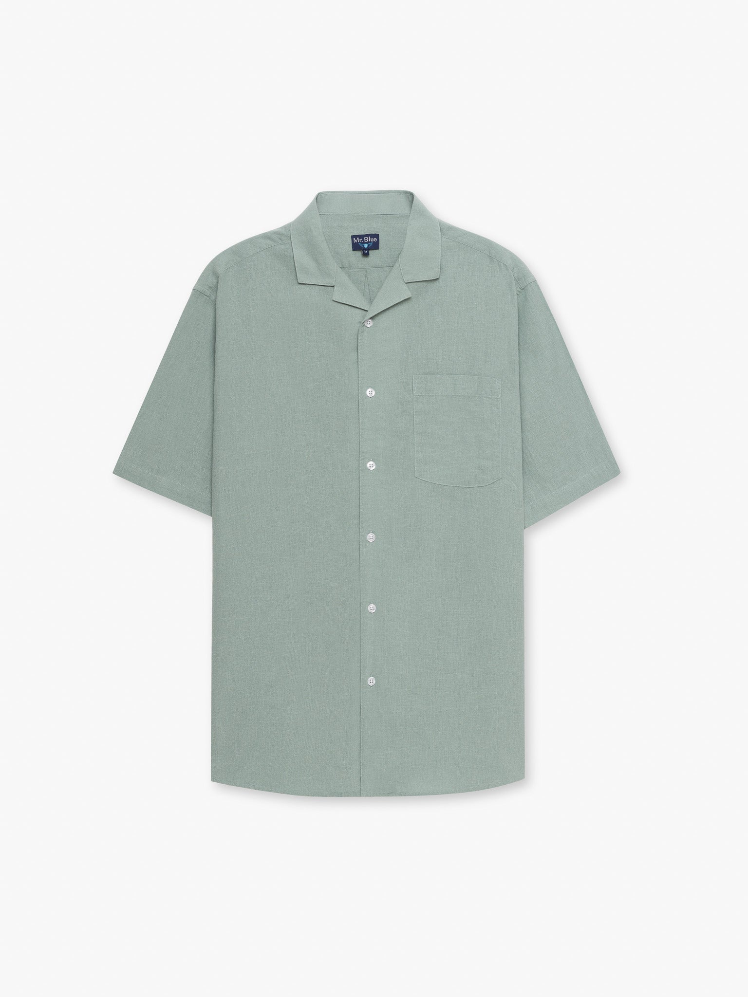 CAMISA VERDE MANGA CURTA REGULAR FIT MR. BLUE