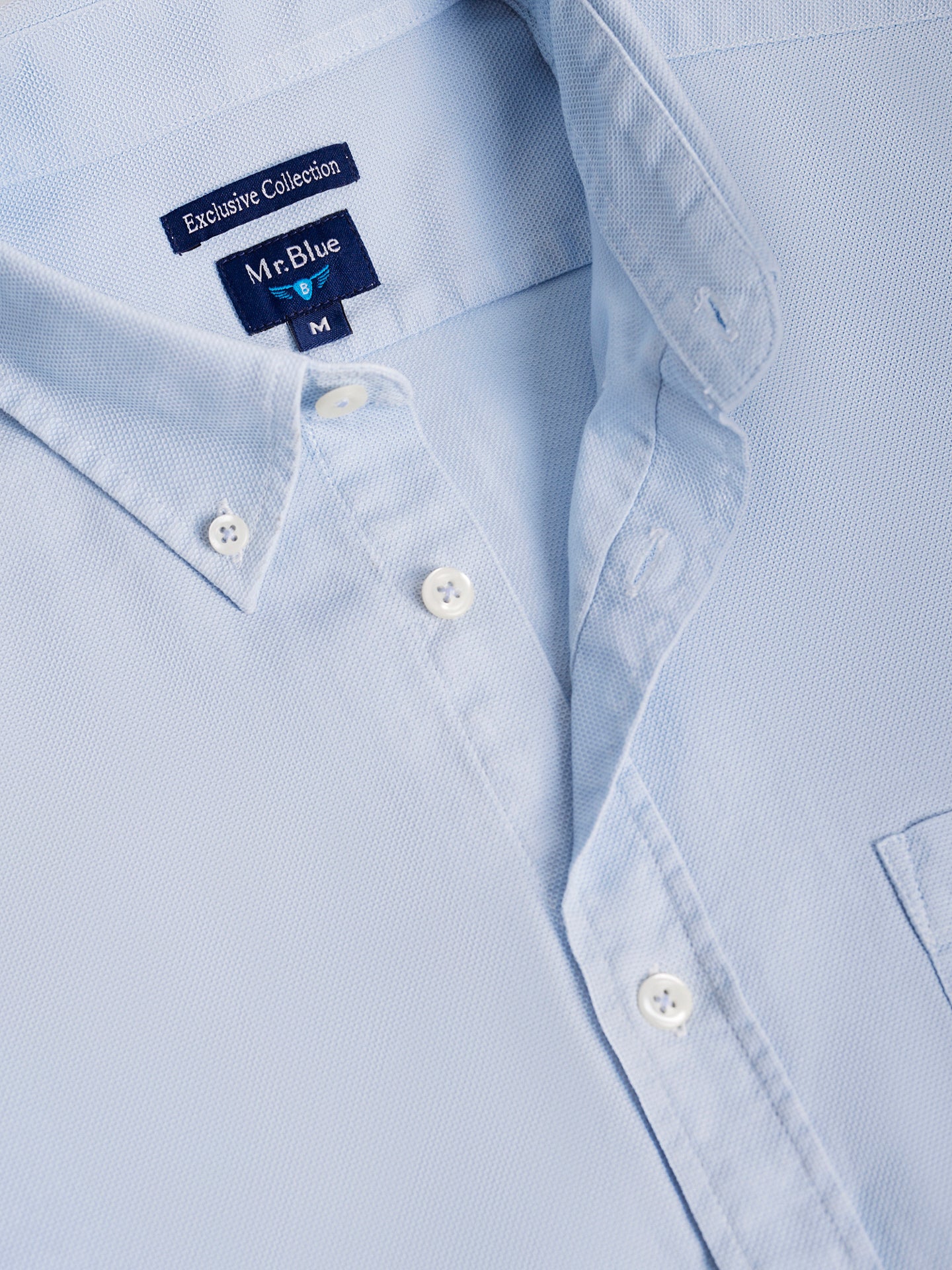 CAMISA MR AZUL REGULAR FIT. AZUL