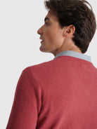 Pullover Lã Rosa Manga Comprida Regular Fit Mr. Blue