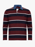 RUGBY ROJO ALGODÓN MANGA LARGA REGULAR FIT MR. AZUL