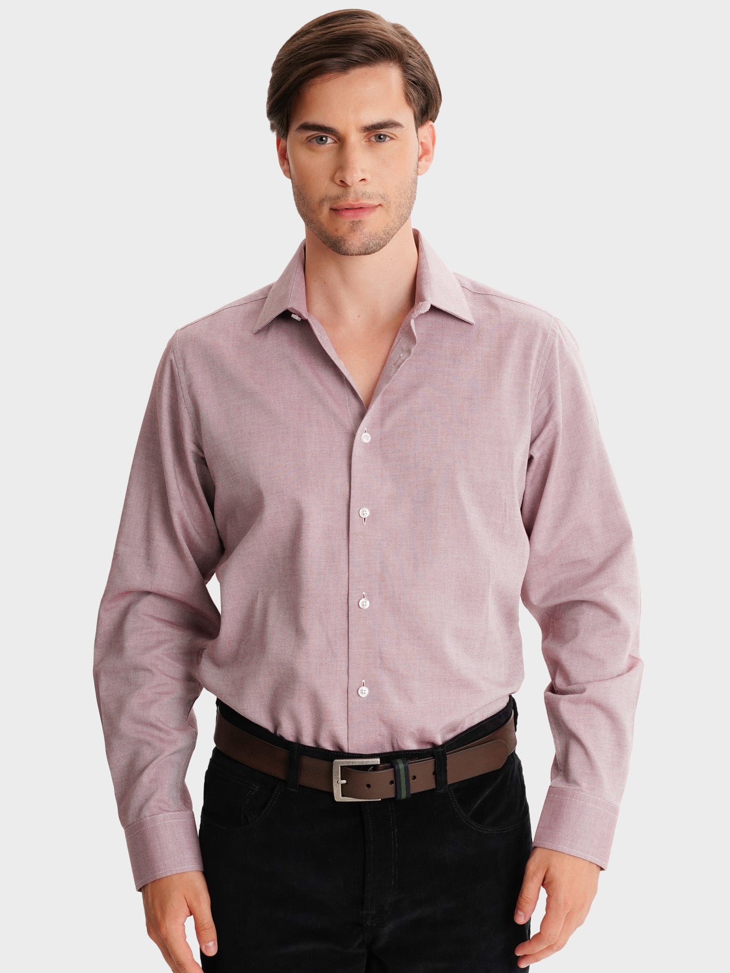 RED SLIM FIT MR SHIRT. BLUE