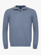 PULLOVER FINO AZUL MANGA COMPRIDA REGULAR FIT MR. BLUE