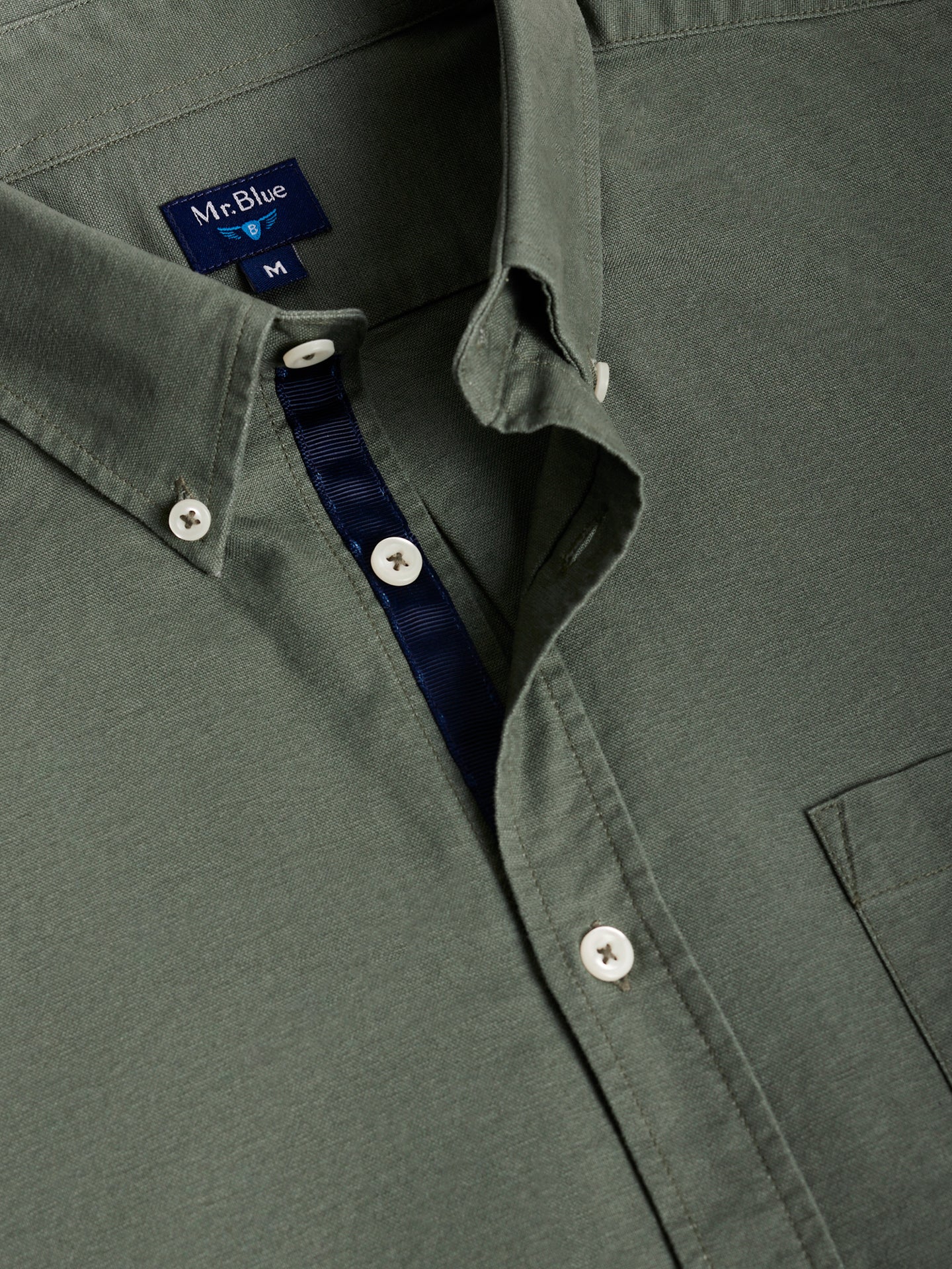 CAMISA MR AZUL REGULAR FIT. AZUL