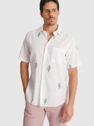 CAMISA CRUDA MANGA CORTA REGULAR FIT MR. AZUL