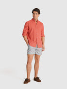 CAMISA MR ROSA MANGA LARGA REGULAR FIT. AZUL