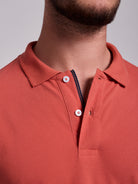 POLO ROJO MANGA CORTA REGULAR FIT MR. AZUL