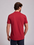 POLO ROJO MANGA CORTA REGULAR FIT MR. AZUL