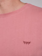 PINK COTTON T-SHIRT SHORT SLEEVE REGULAR FIT MR. BLUE