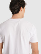 WHITE T-SHIRT SHORT SLEEVE REGULAR FIT MR. BLUE